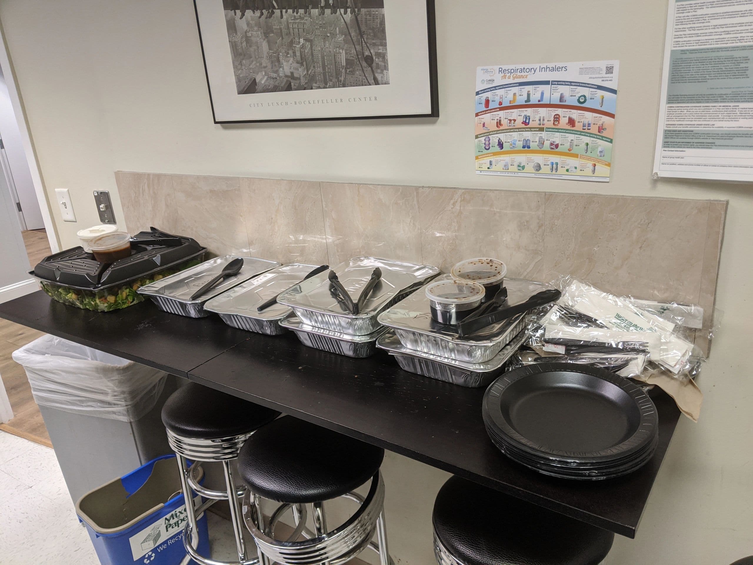 Office Catering Spread