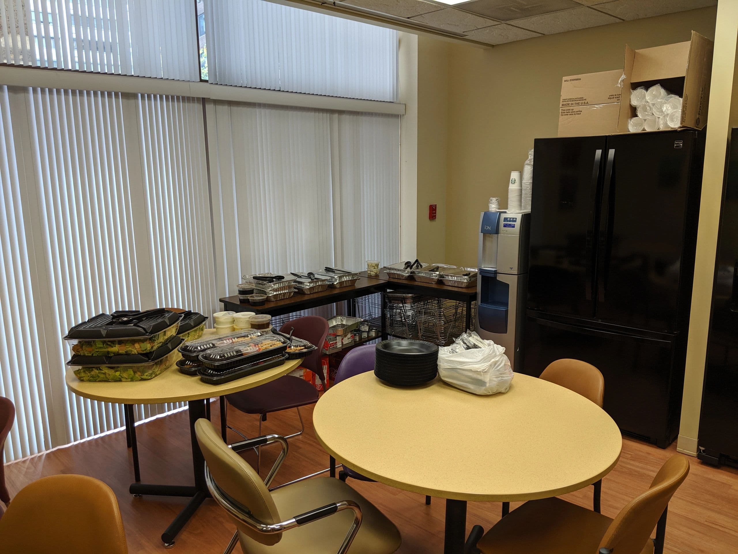 Office Catering Setup